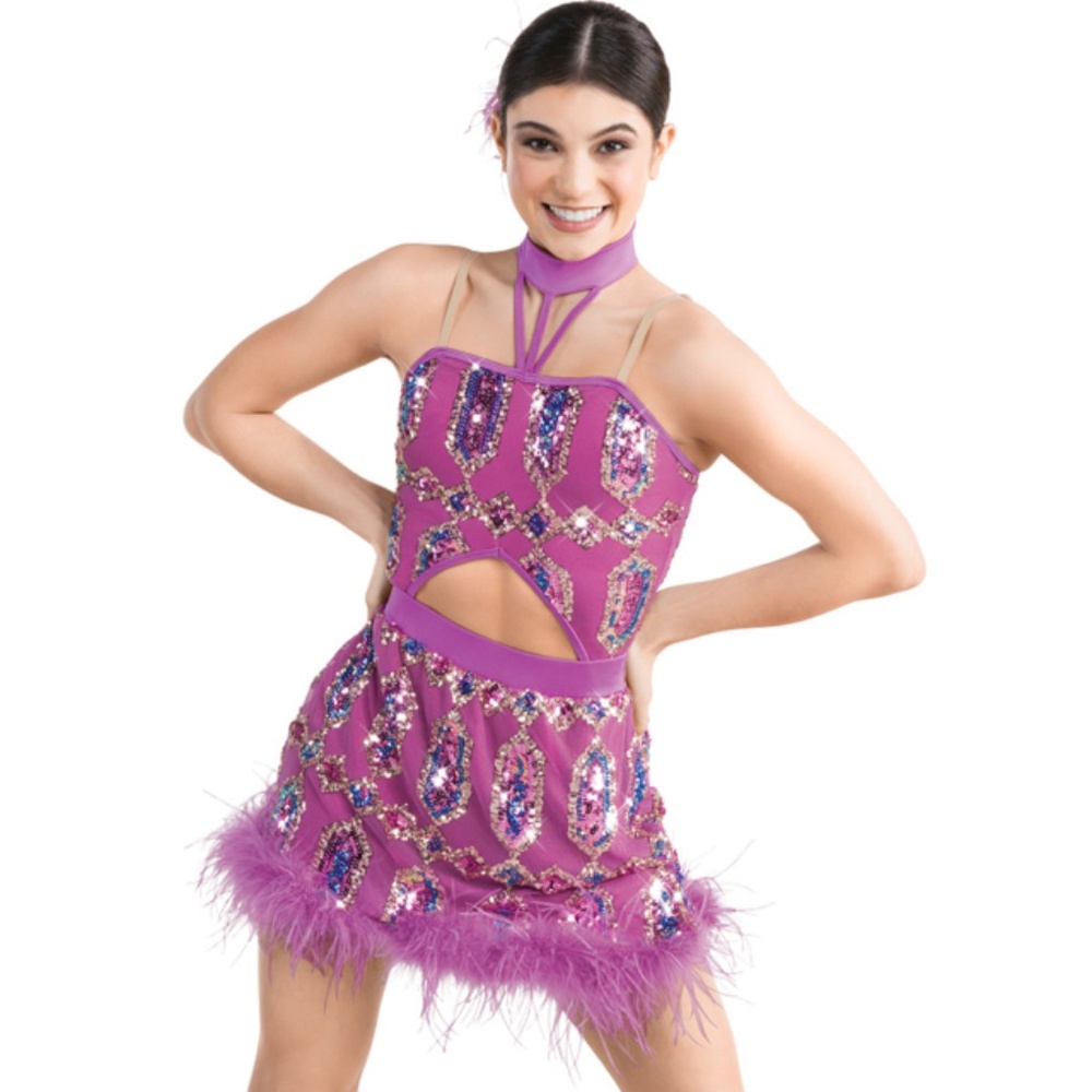 Tenth House "Levitating" Costume – Purple with Sequins